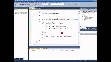 C# İf Else Kullanımı
