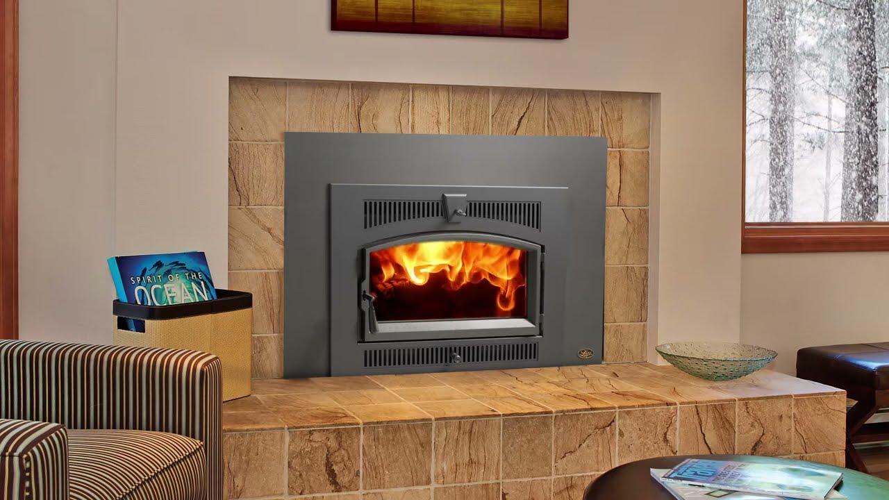 Lopi Medium Flush Wood Insert (Arch Door) Install Burning Footage Video -  YouTube