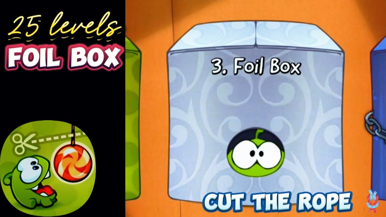 Cut the rope | fabric box all 25 levels - YouTube