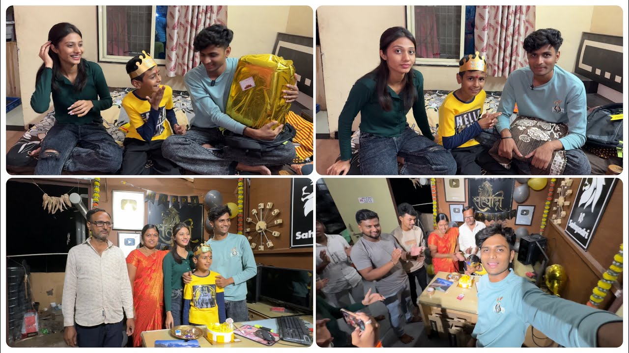 Harshad च birthday Celebration 😍आणि हर्षद साठी surprise gift 🥳