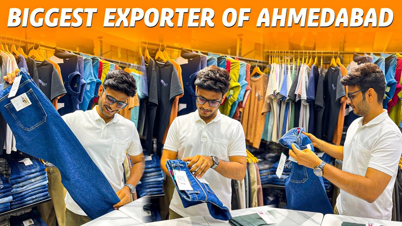 Biggest Exporter Of Ahmedabad 🔥/ Biggest Shirts 👔& Jeans👖 Manufacturer / Ahmedabad Wholesale Market