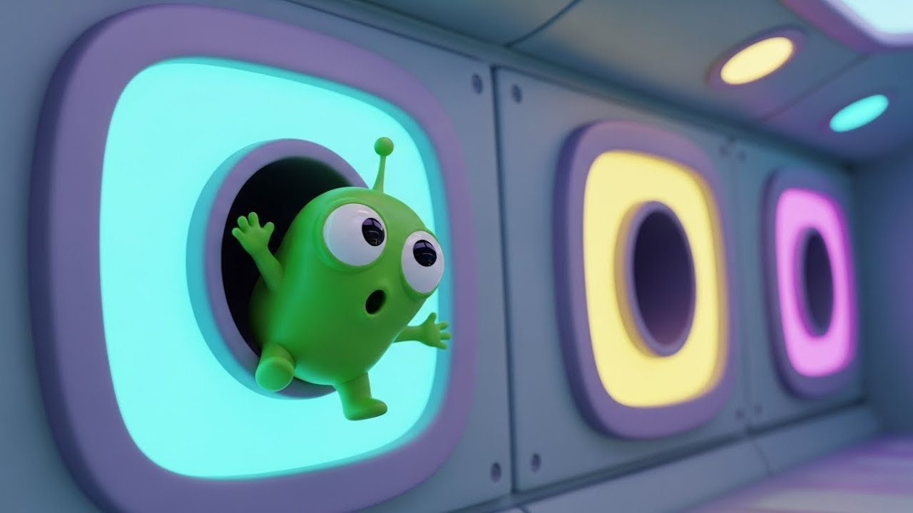 Among Us Sneaky Alien Fell in the Vent 🌬️ | Nursery Rhymes for Kids & Baby Songs