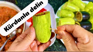Etli / Kıymalı Kabak Dolması Nasıl Yapılır Tam Ölçülü Anne Tarifi Şefler Parmaklarını Yediler