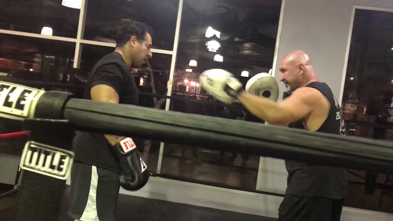 Rick Ruffus Boxing Mitts with Rick Roufus - Alan Monroe 111918 - YouTube