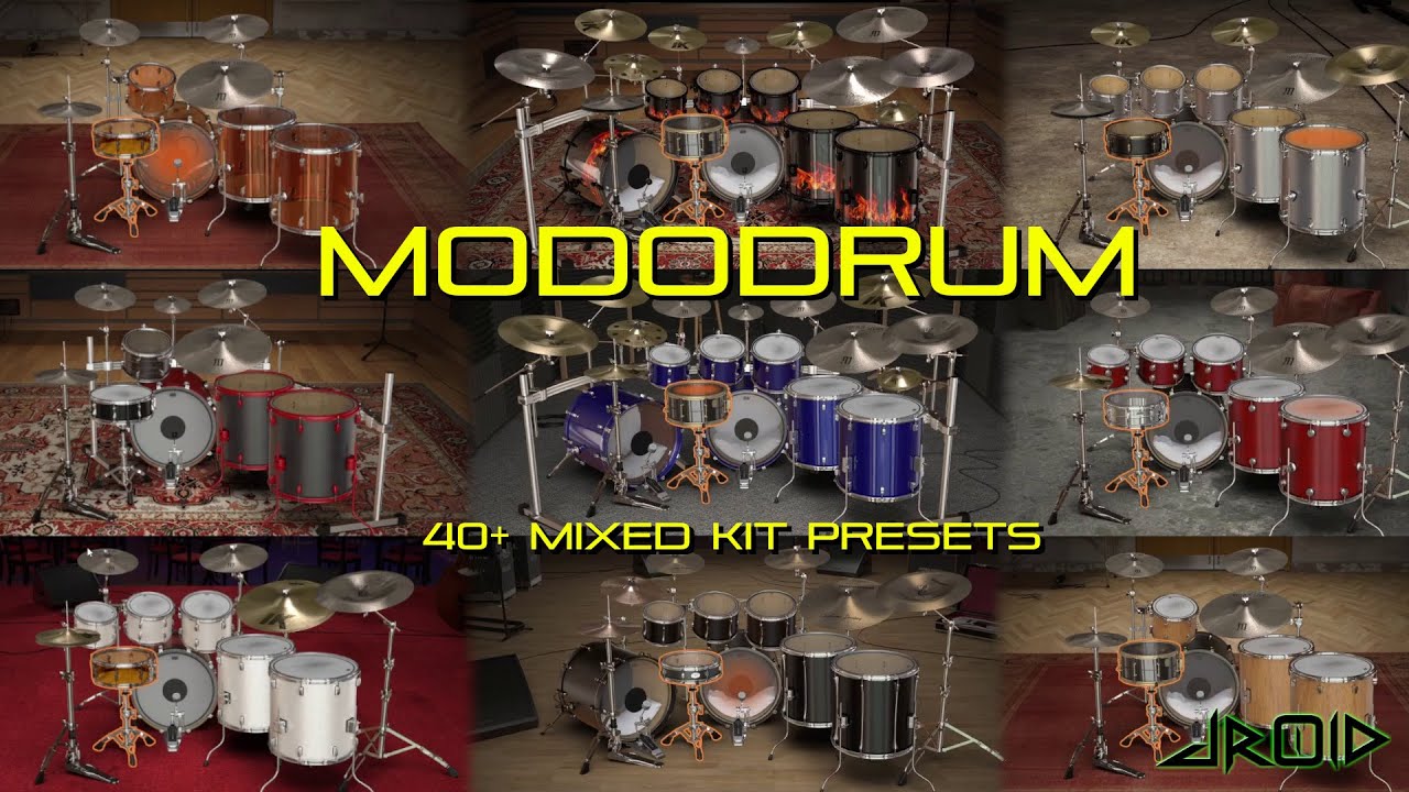 40+ IK Multimedia MODO DRUM Mixed Kit Piece Presets! Sound Demos using SIMMONS TITAN 50 E-Kit