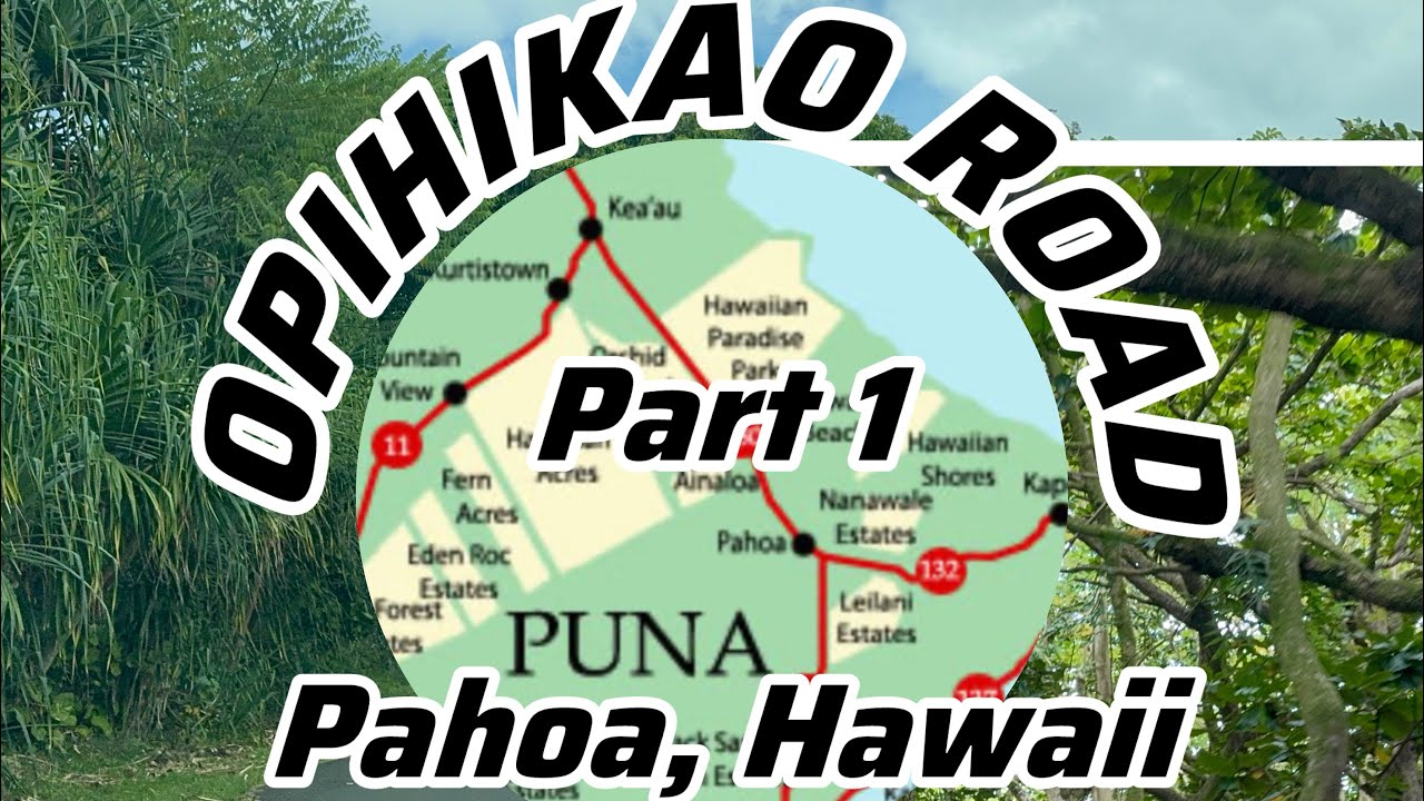 PAHOA HAWAII TRAVEL VLOG || ROSA AND RICH ADVENTURE || along Opihikao Road 