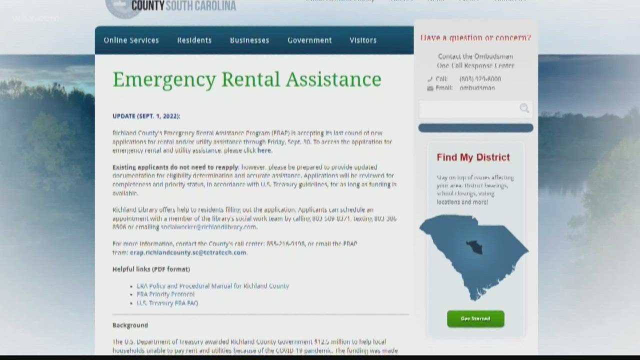Richland County opens emergency rental assistance program YouTube