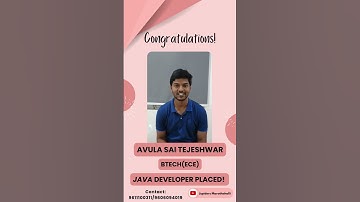 Student Successfully Placed | Java Full Stack Development | Jspiders Marathahalli | A Sai Tejeshwar