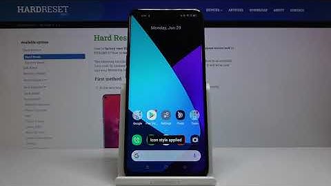 How to Change Icon Style on REALME 6S – icons Personalization