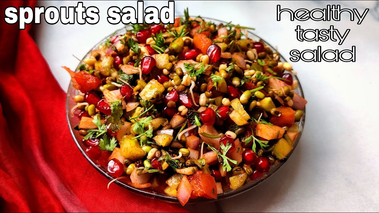 sprout salad healthy moong bean sprout saladhow to make tasty mung