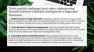 Differentiated Instruction and Multi grade Teaching Presentation