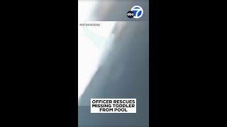 Officer rescues missing boy from neighbor's pool