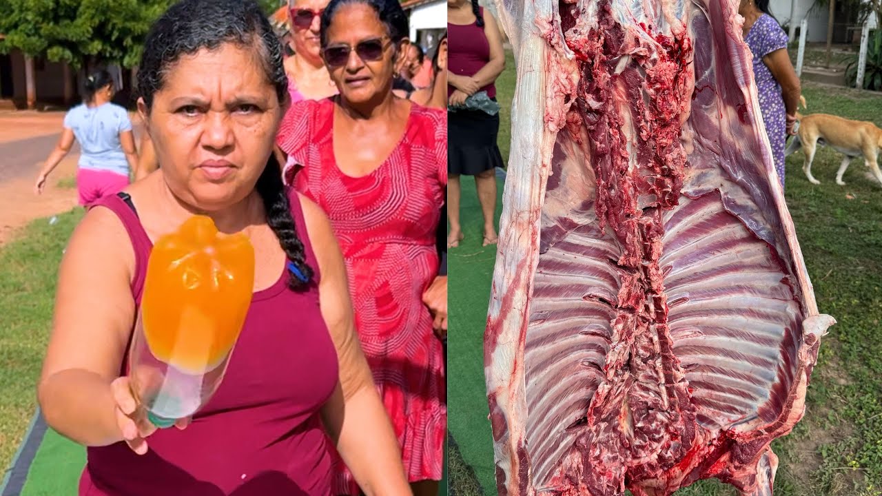 Desafio do Carneiro Inteiro: Ganhe Carne se Acertar a Garrafa!