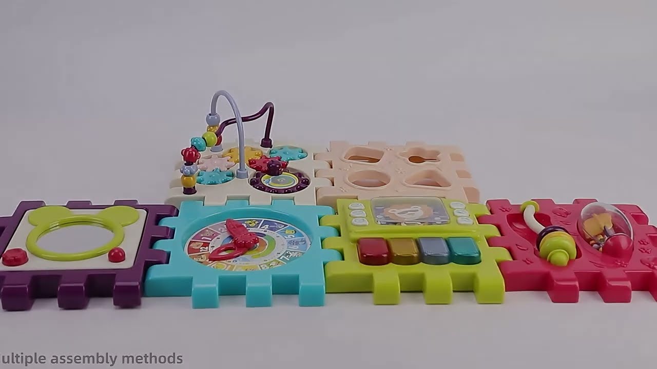 SHOPO KIDS Baby Learning Music Activity Cube | Toddler Educational Play Center Toy | 6-in-1 Smart