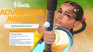 WOW this pack ACTUALLY has gameplay: Sims 4 Adventure Awaits Mini Playthrough