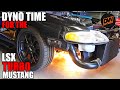 Jays LSX big single Turbo Mustang hits the hub Dyno