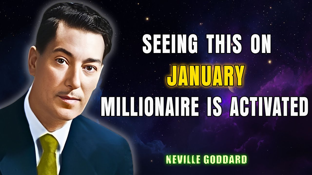 Seeing This on January Means Your Millionaire Timeline Is Activated | Neville Goddard