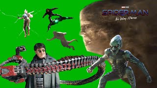 Green Screen All 6 Villains in Spider-Man: No Way Home (Sinister Six)