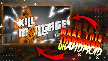 How To Make GTA 5 Thumbnail On Android | Pixellab × Ps CC × Lightroom