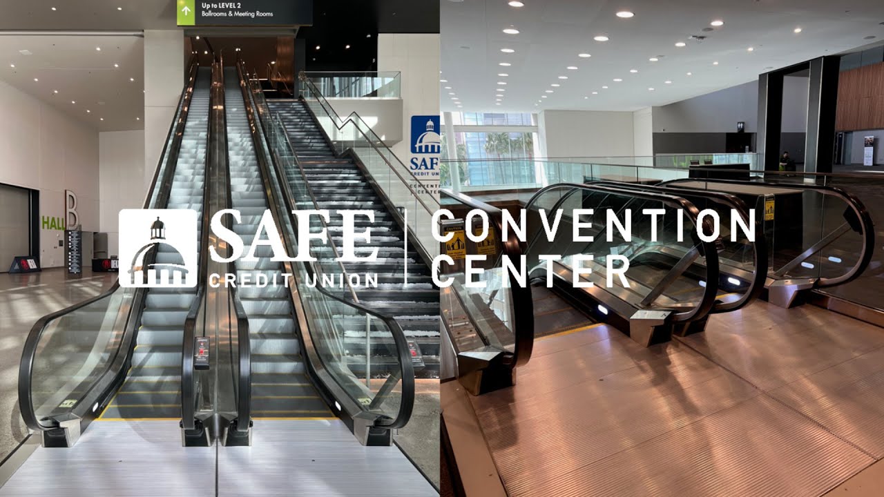 Brand New OTIS Medium-File Escalators - SAFE Credit Union Convention Center - Sacramento, CA