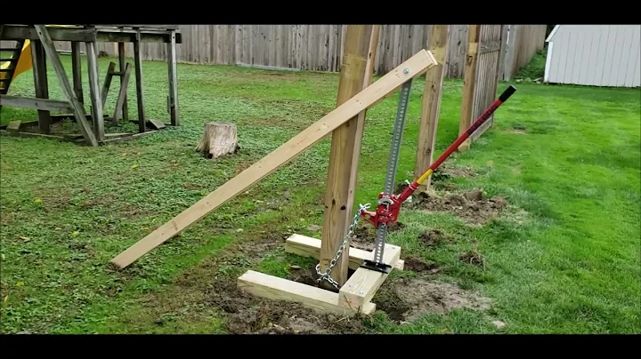 How To Remove 6x6 Wooden Fence Post With Concrete ...