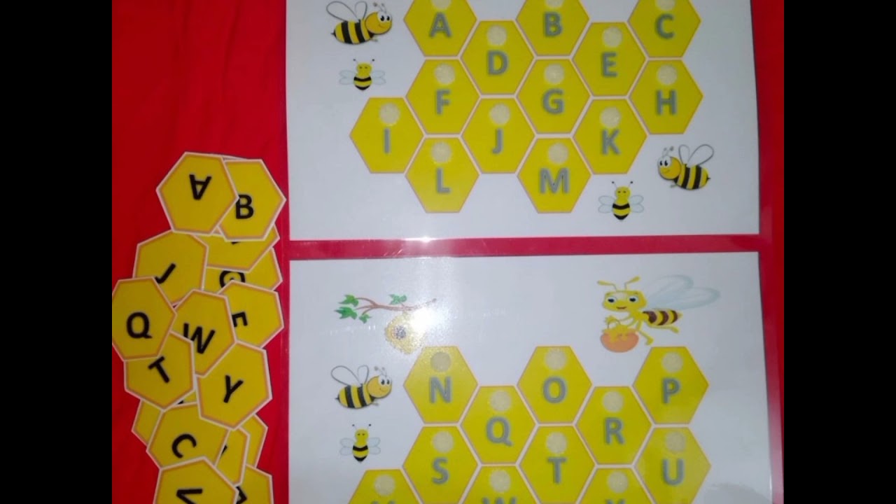 Velcro activities and Flash cards