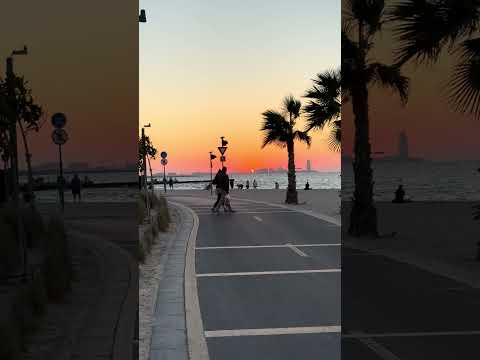 Incredible sunset in kite Beach Dubai #followers #travel #sunset #dubai #highlights