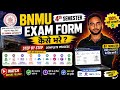 BNMU 4th Semester Exam Form 2026 Kaise Bhare | Full Process Step by Step 🔥