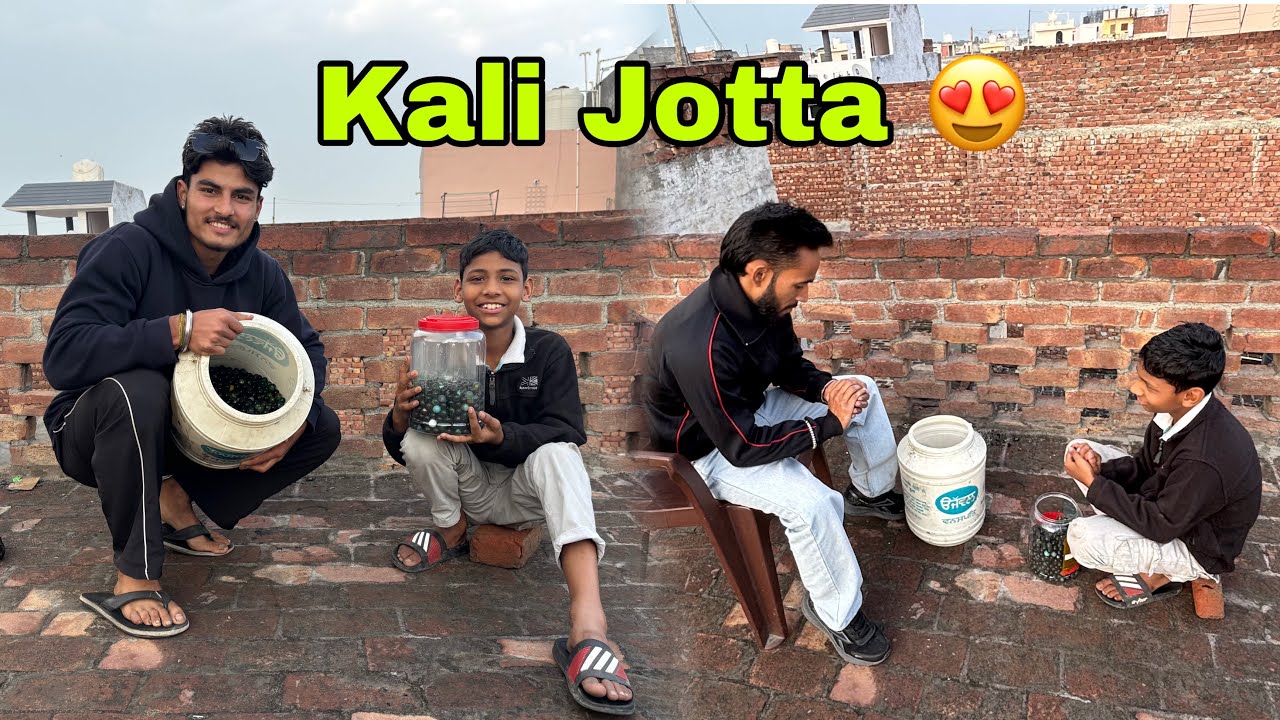 Kali Jotta ka khel 😍 | Kanche master 2025 | Village game kanche ❤️ |