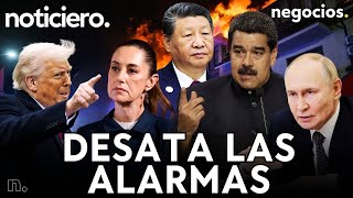 NOTICIERO: Rusia sorprende a Trump por su apoyo a Venezuela, Sheinbaum planta cara y China advierte