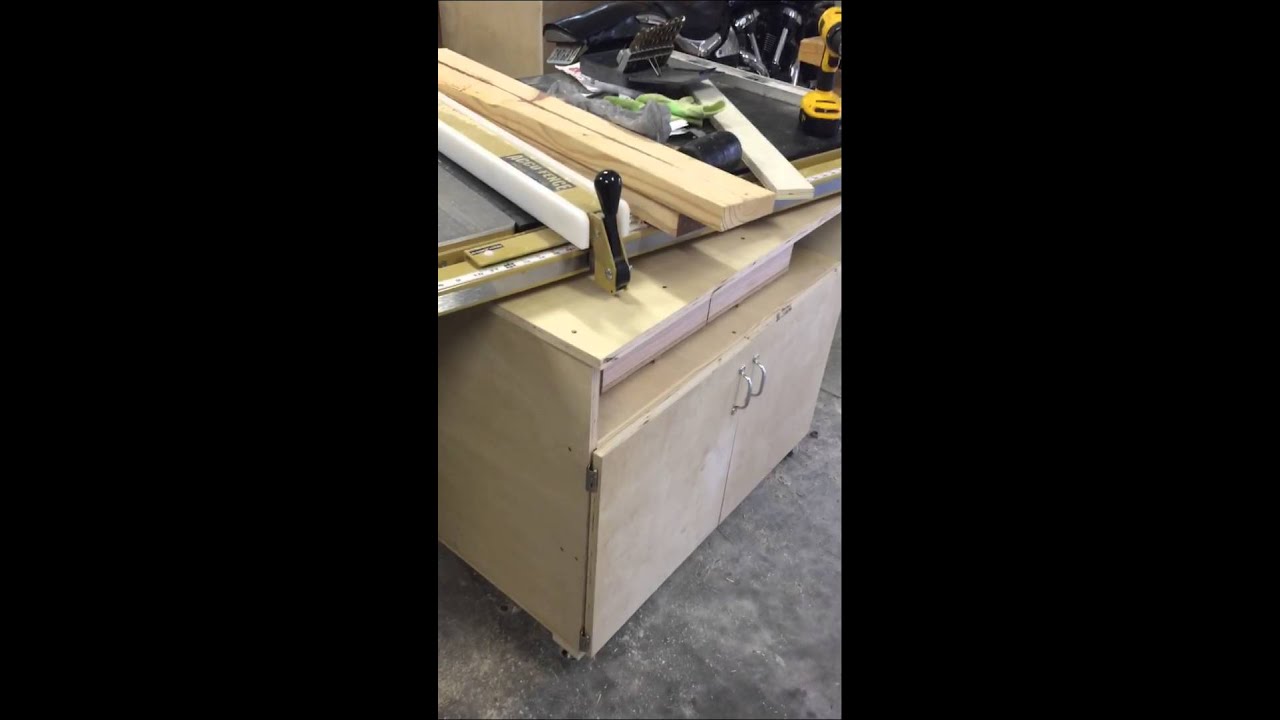 DIY Table saw extension table YouTube