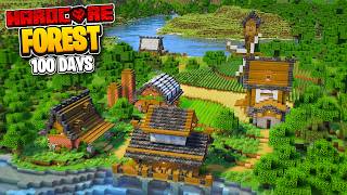 Thumbnail for How to Build a 100 Days Minecraft Forest Base: Day-by-Day Survival Guide