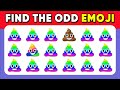 Find the ODD One Out - Emoji Edition 🍟 60 Puzzles for GENIUS | Monkey Qui