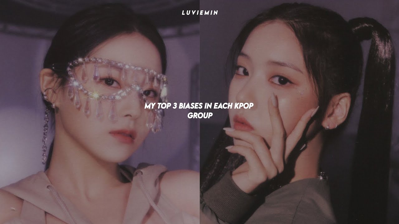 my top 3 biases in each kpop group