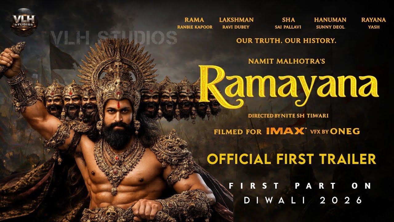 Namit Malhotra's Ramayana: Official Trailer | Nitesh Tiwari | Ranbir Kapoor | Rocking Star Yash | 