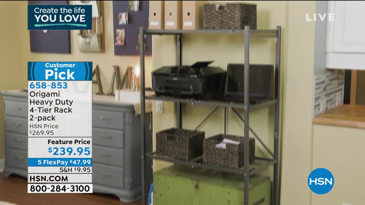 Origami Heavy Duty 4Tier Rack 2pack YouTube