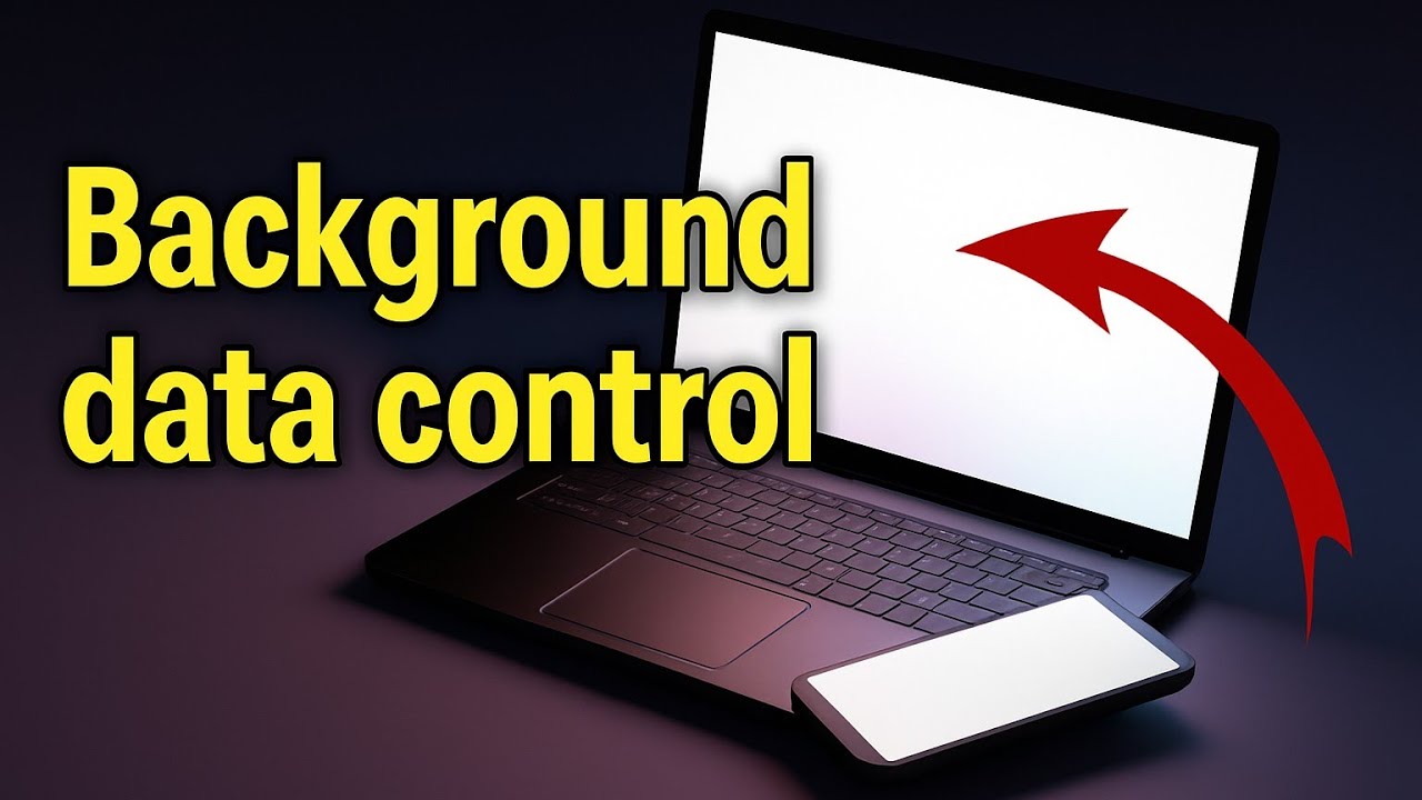 How to stop background data in laptop or computer in bengali. 