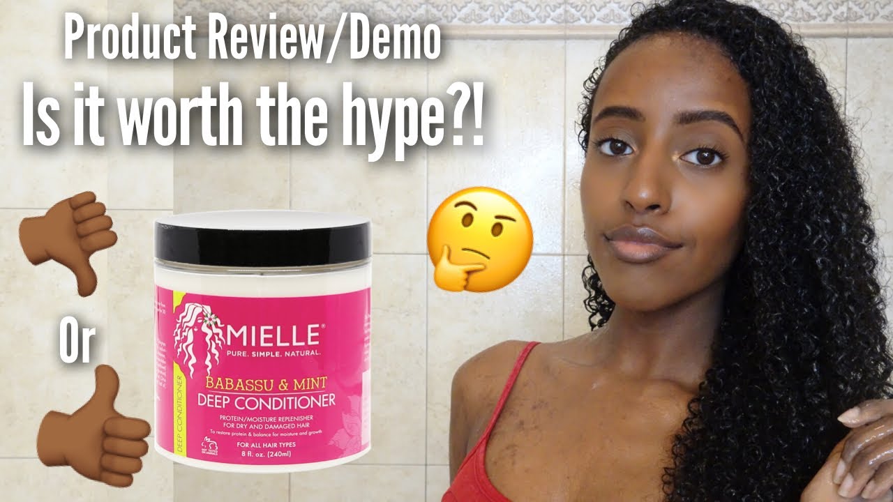 Mielle Organics Babassu Oil Mint Deep Conditioner Review | NATURAL