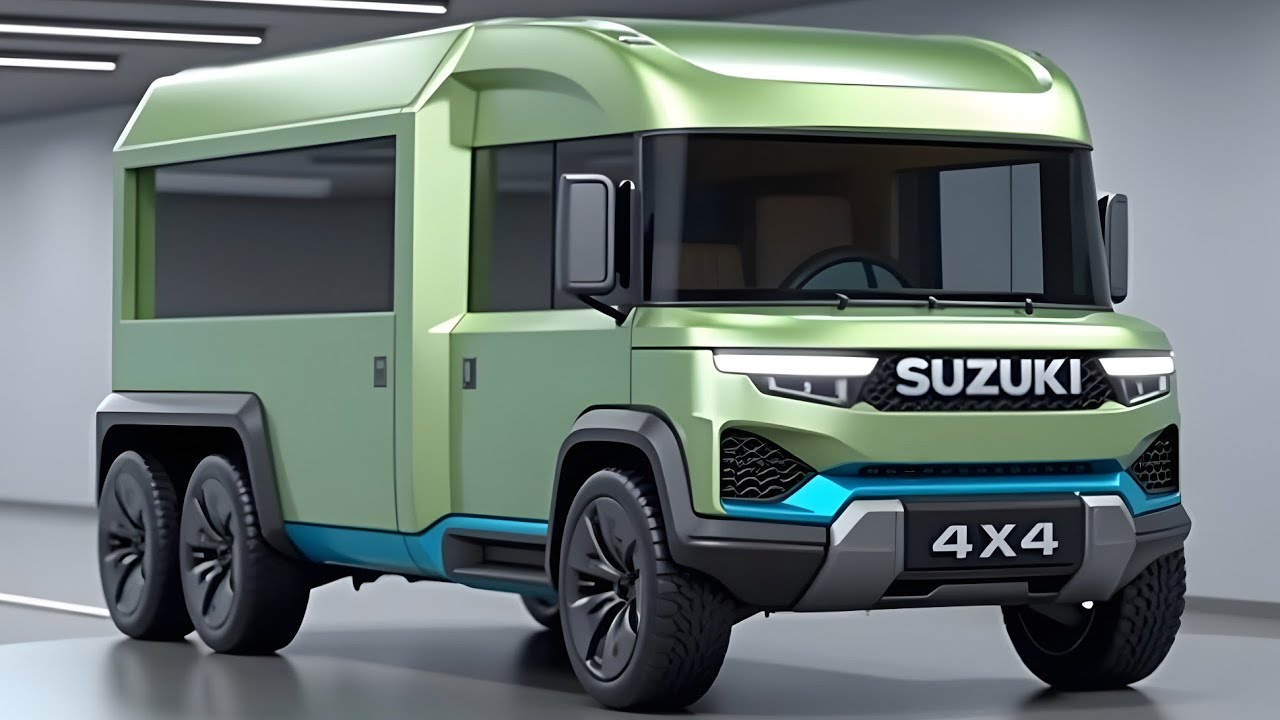 Кемпер-вэн Suzuki 4x4 2026 года — компактный прицеп для путешествий с повышенной прочностью и ком...