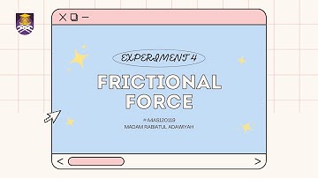 PHY 110 | EXP 4 FRICTIONAL FORCE