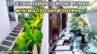 30 DESAIN TAMAN SAMPING RUMAH MINIMALIS DAN MODERN | LINK PEMBELIAN PRODUK ADA DI DESKRIPSI