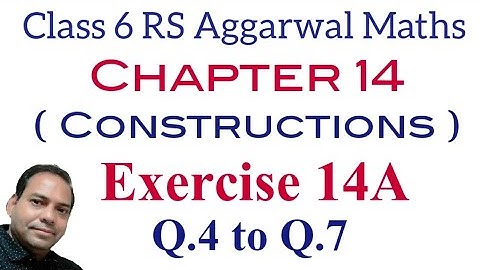 Exercise 14A Q.4 to Q.7 Class 6 RS Aggarwal Maths