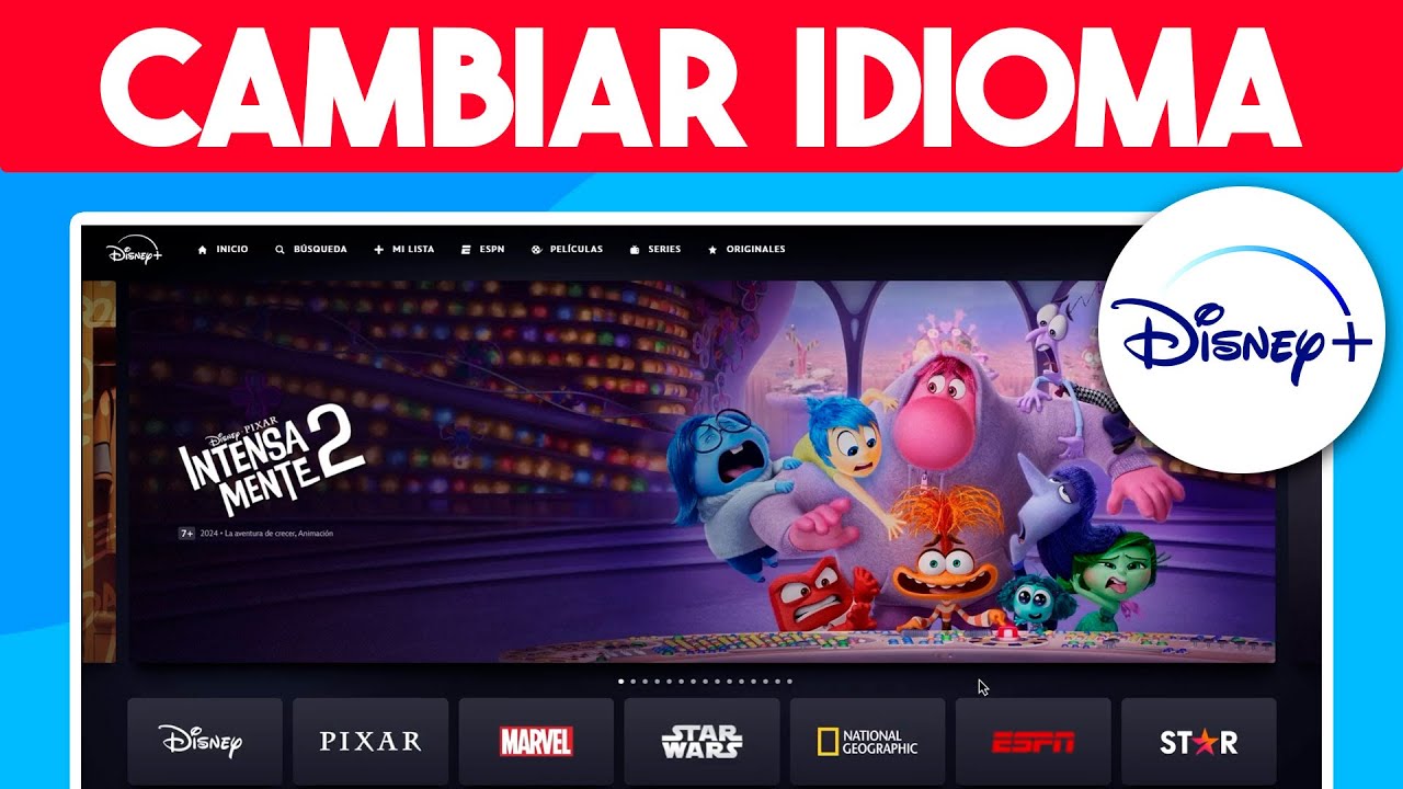 Como CAMBIAR el IDIOMA en Disney Plus (Guia Completa!) | Disney+ - YouTube