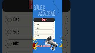 İngilizce Yüzün Kısımları Quiz Shorts / Parts Of Face / Eğlenerek Öğren Resimi