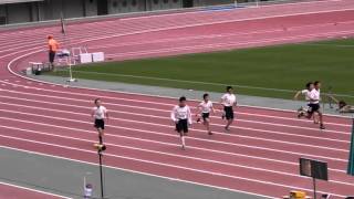 20160503　大阪市陸上競技フェスタ　男子小学6年　100m　T決勝　1組
