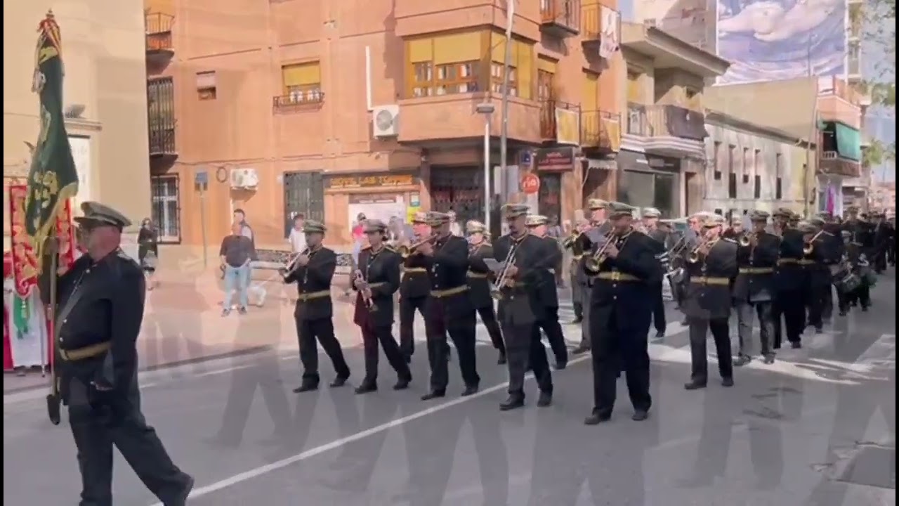 AM ESPERANZA MACARENA ACOMPAÑÓ A LA COFRADÍA DEL STMO. CRISTO CRUCIFICADO DE LAS TORRES DE COTILLAS.