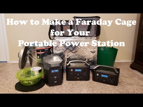 How to Make a Faraday Cage for Your Solar Generator - Portable Power Station