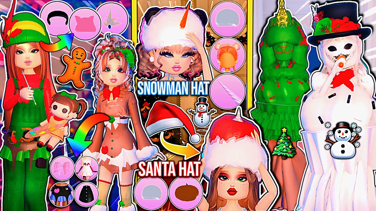 20+ CHRISTMAS & WINTER OUTFIT HACKS In DRESS TO IMPRESS That Will Help You  WIN! 🎄