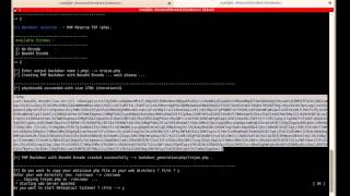 Evil - Metasploit Backdoor Generator and Listener