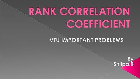 Problems on Rank Correlation Coefficient